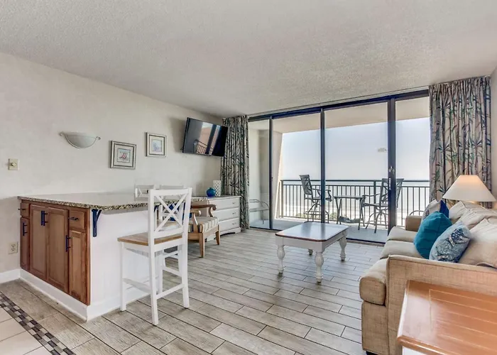 Scenic Views From The Balcony At Ocean Forest Plaza Condos