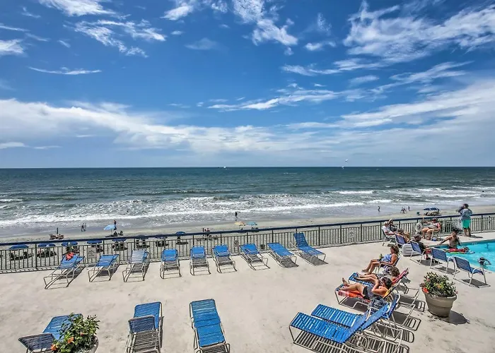 North Myrtle Beach Oceanfront Condo With Pool!