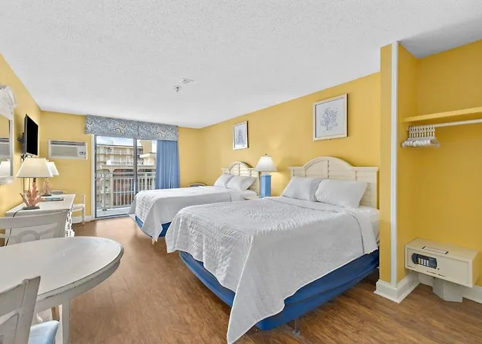 Ocean View Double Queen Suite! Perfect For 4 Guests! Sea Mist 50603