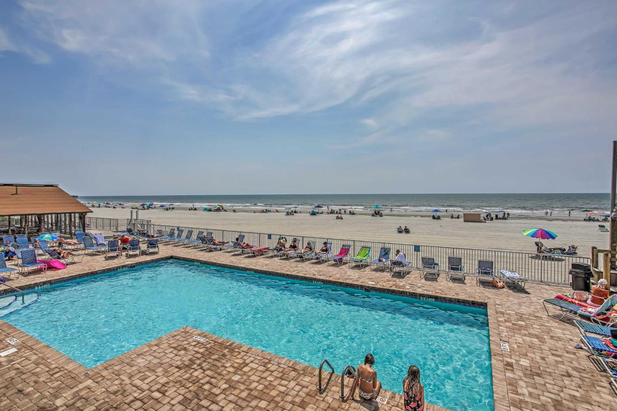 Oceanfront Myrtle With Pool Access!