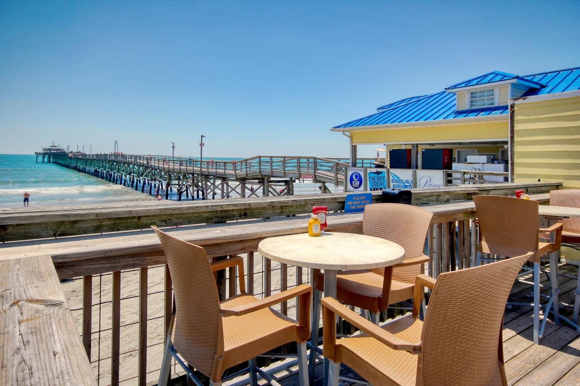 Sunrise Tides At The Cherry Grove Pier Myrtle Beach