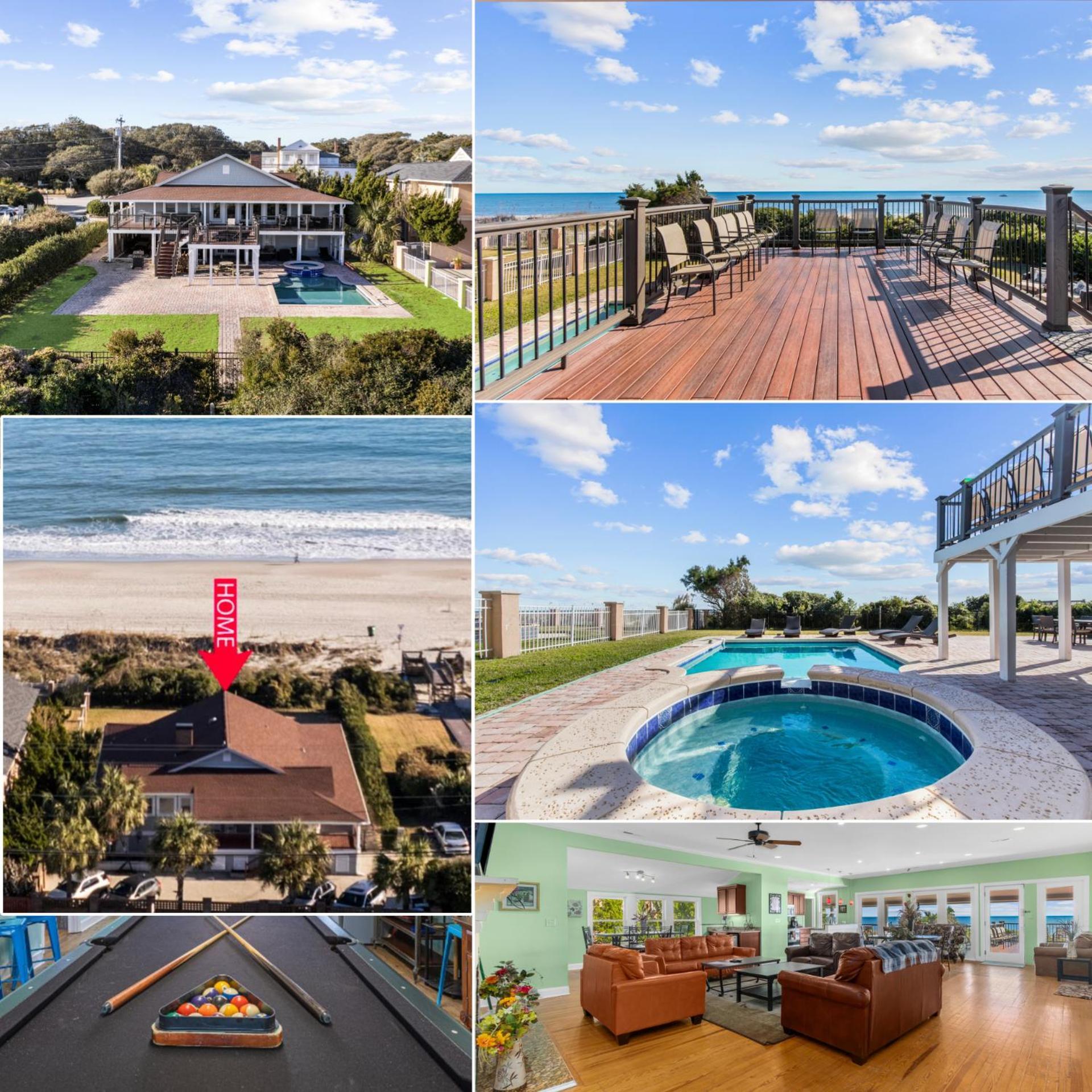 Posh Oceanfront Oasis: Private Pool, & Game * Myrtle Beach