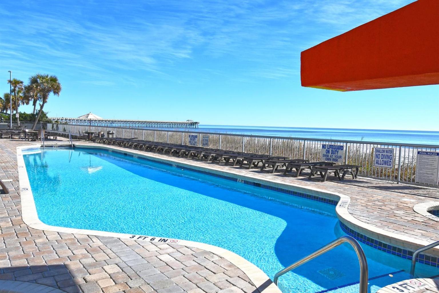 Oceanfront Myrtle Beach 2-Br Condo With Hot Tubs Myrtle Beach