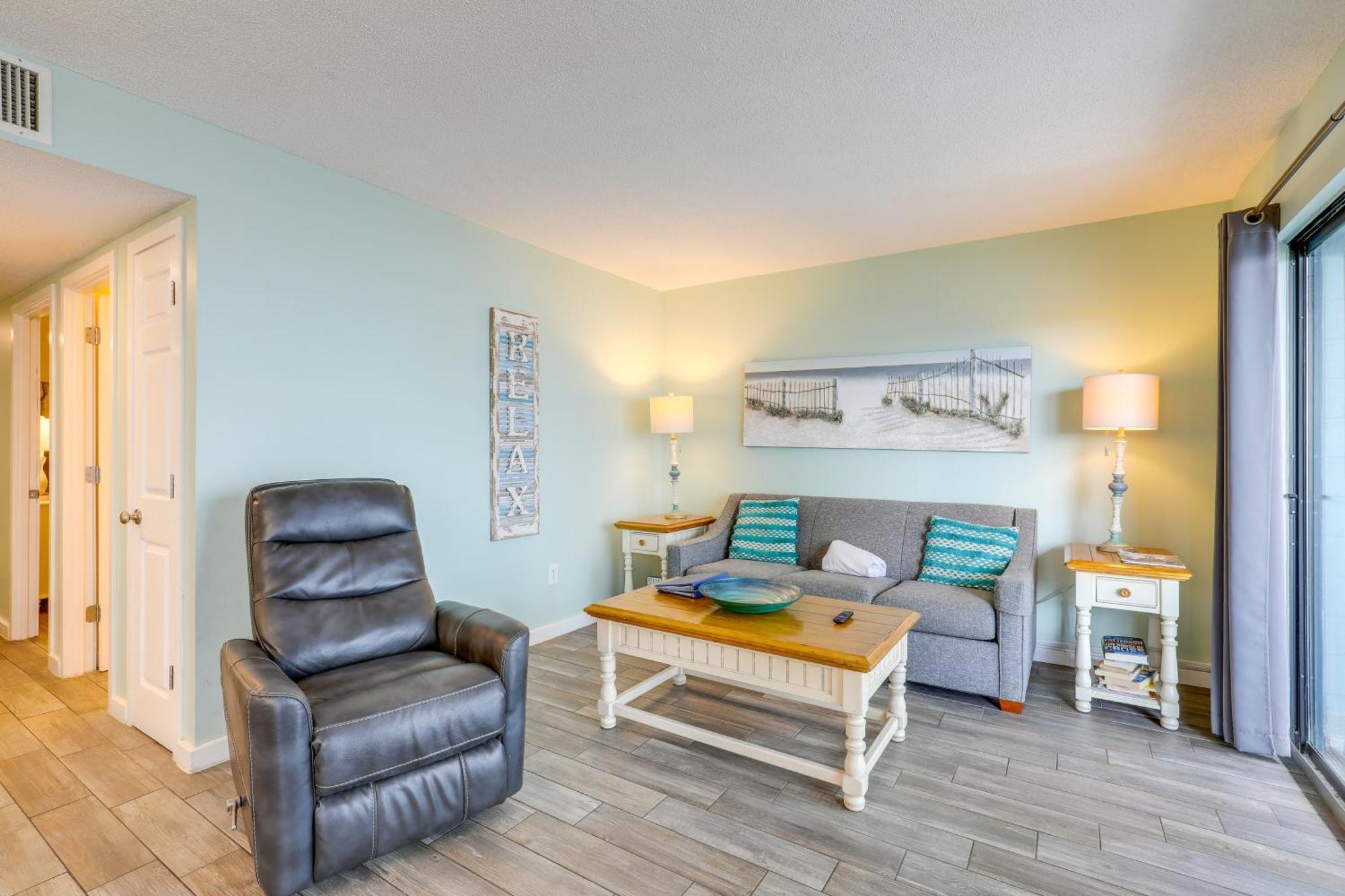 Ocean-view Balcony Myrtle Condo! Apartment Myrtle Beach