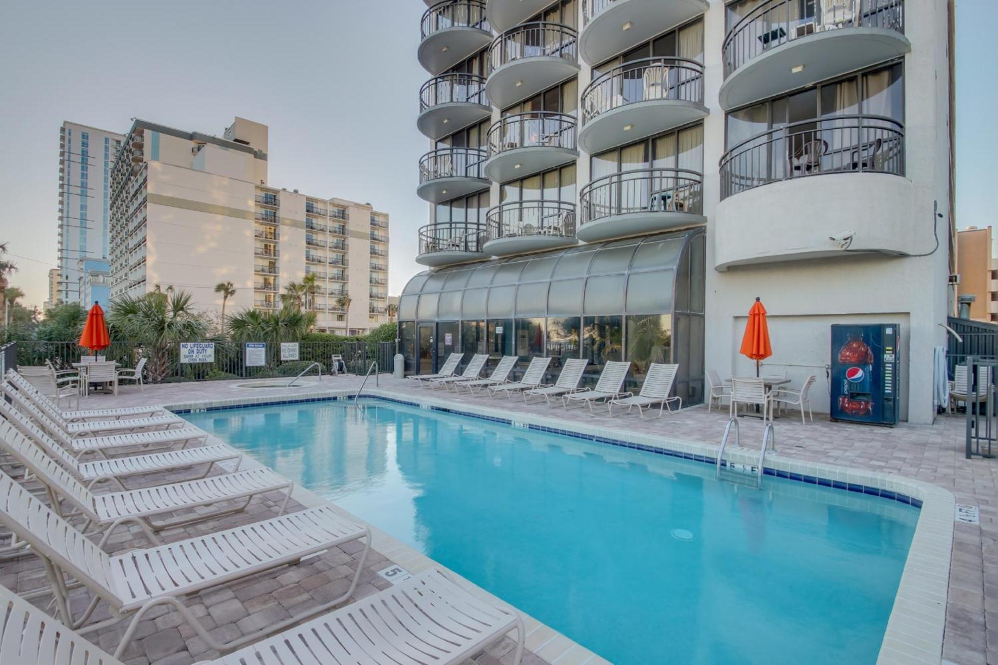 Oceanfront W Balcony King Bed Meridian Plaza Myrtle Beach