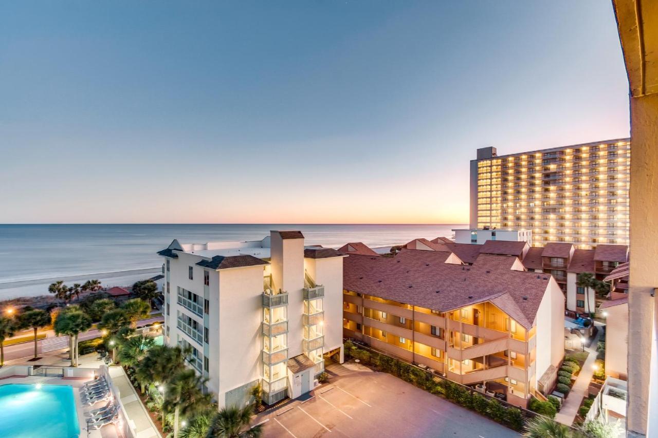 Scenic Views From The Balcony At Ocean Forest Plaza Apartment